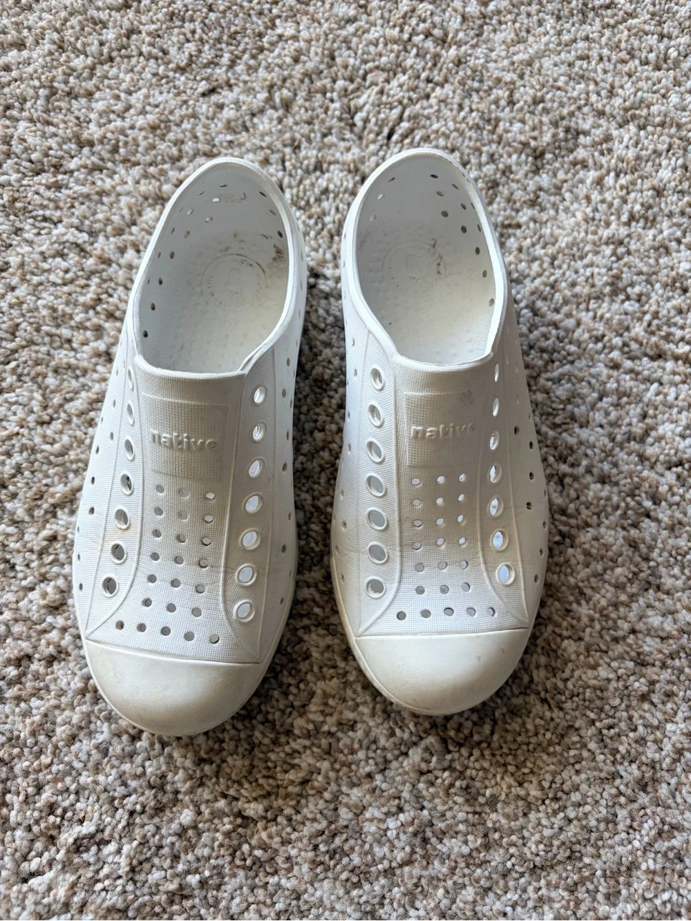 White Native Shoes